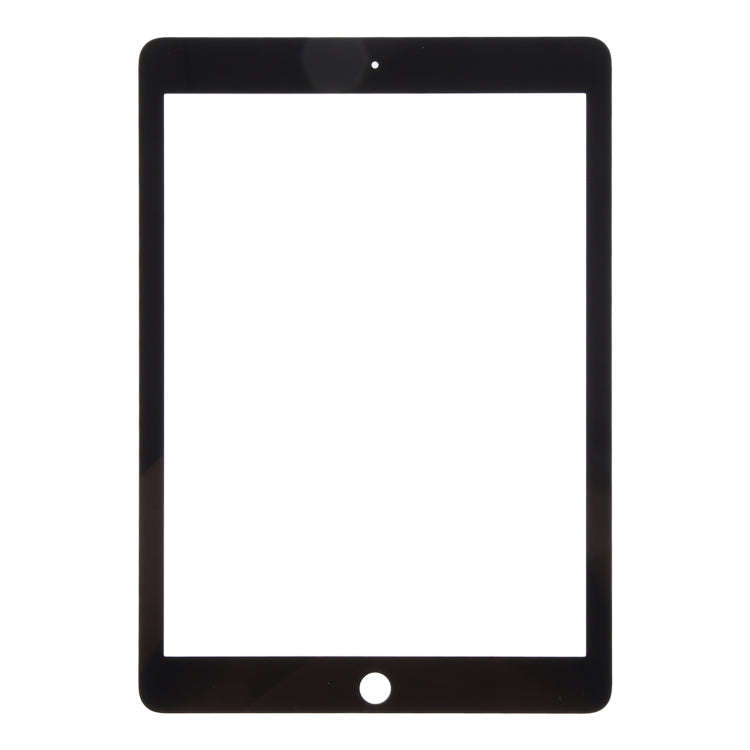 For iPad 6 / Air 2 Front Screen Outer Glass Lens with OCA Optically Clear Adhesive(Black)