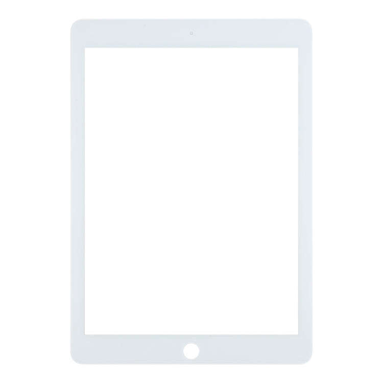 For iPad 6 / Air 2 Front Screen Outer Glass Lens with OCA Optically Clear Adhesive(White)