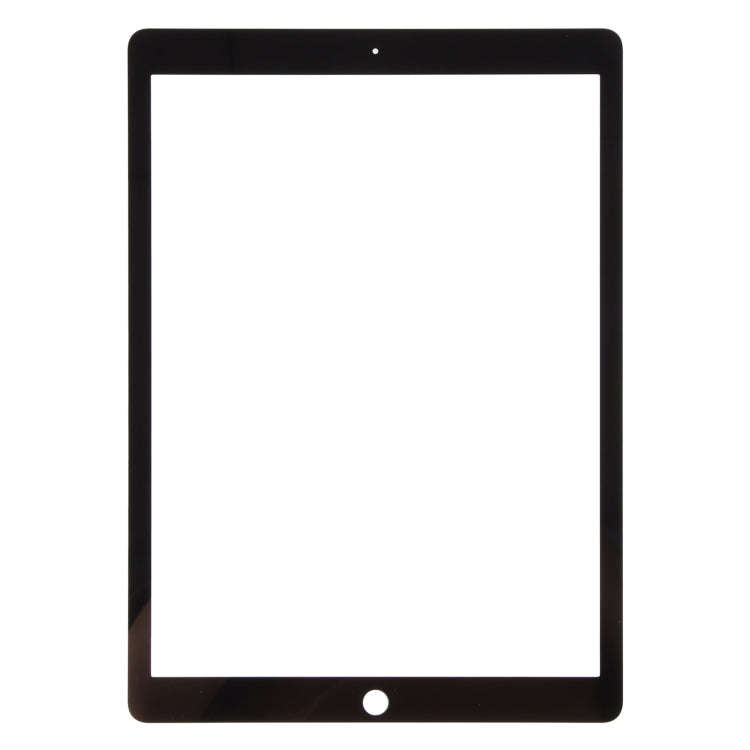 For iPad Pro 12.9 2015 Front Screen Outer Glass Lens with OCA Optically Clear Adhesive(Black)