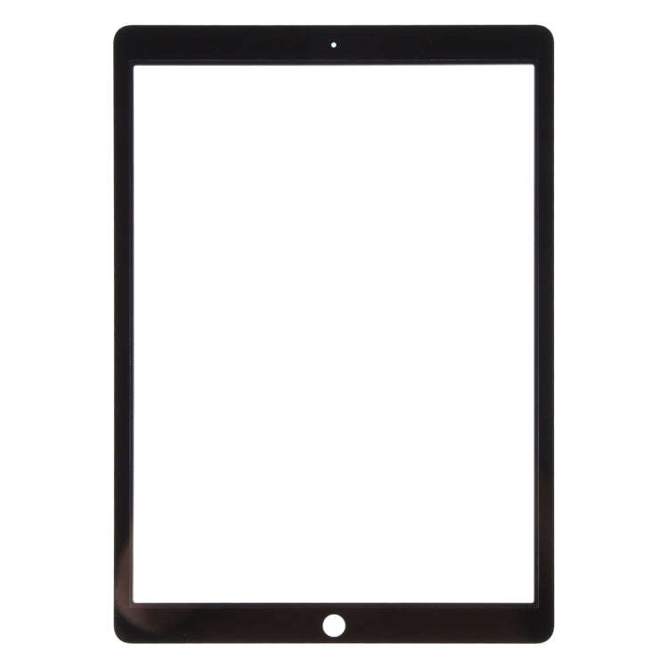 For iPad Pro 12.9 2015 Front Screen Outer Glass Lens with OCA Optically Clear Adhesive(Black)