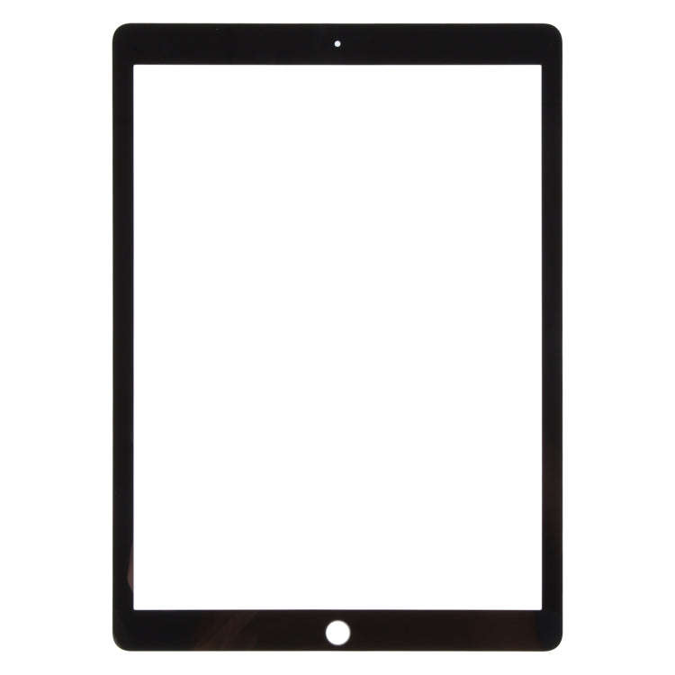 For iPad Pro 12.9 2017 Front Screen Outer Glass Lens with OCA Optically Clear Adhesive(Black)