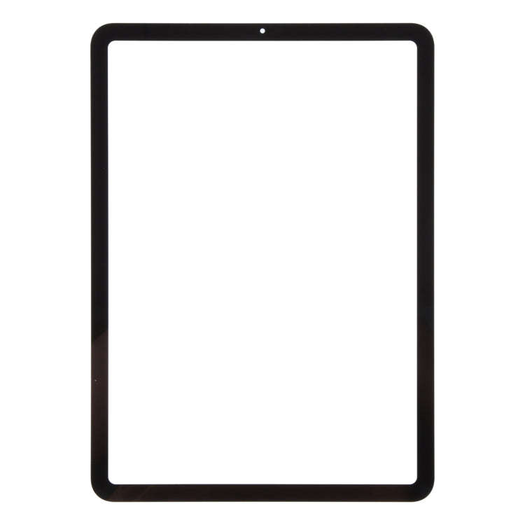 For iPad Air 4 Front Screen Outer Glass Lens with OCA Optically Clear Adhesive(Black)