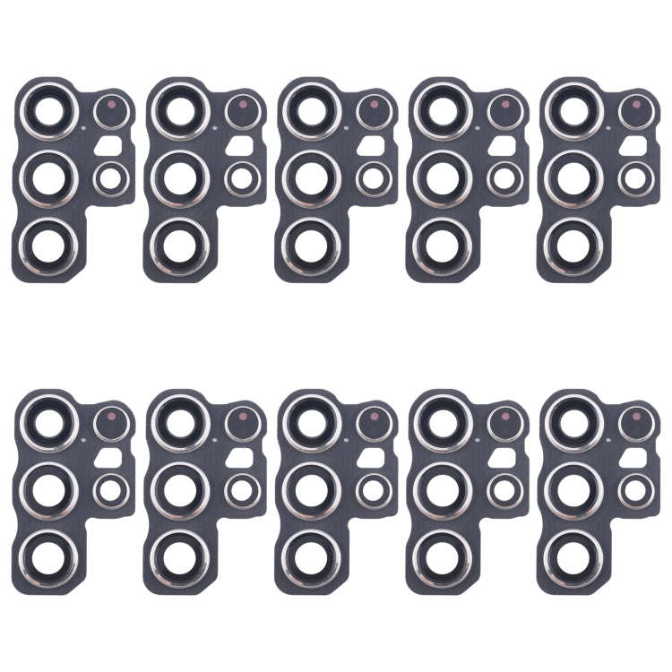 For Samsung Galaxy S24 Ultra SM-S928B 10pcs Original Rear Camera Lens Cover(Silver)