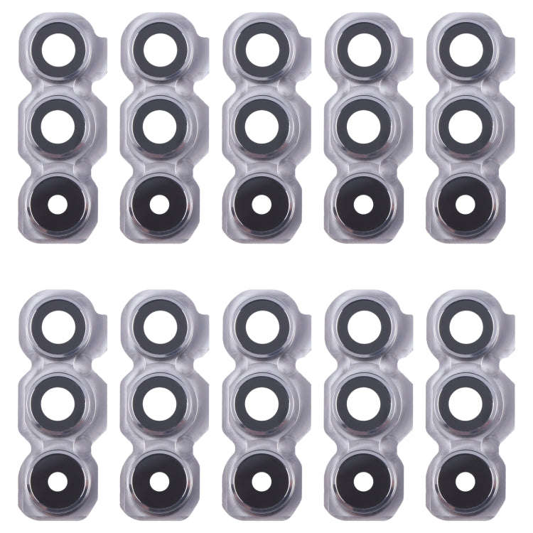 For Samsung Galaxy A54 SM-A546B 10pcs Original Rear Camera Lens Cover(Silver)