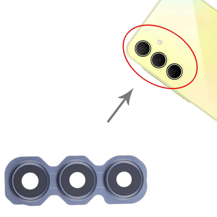 For Samsung Galaxy A35 SM-A356B 10pcs Original Rear Camera Lens Cover(Blue)