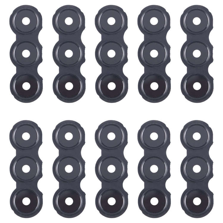 For Samsung Galaxy A05s SM-A057F 10pcs Original Rear Camera Lens Cover(Black)