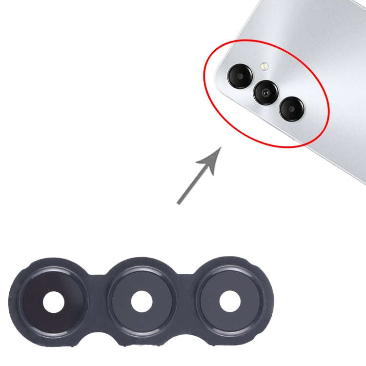 For Samsung Galaxy A05s SM-A057F 10pcs Original Rear Camera Lens Cover(Black)