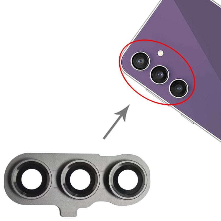 For Samsung Galaxy S23 FE SM-S711B 10pcs Original Rear Camera Lens Cover(Black)