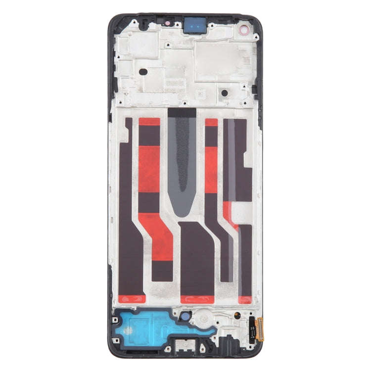 For OPPO Reno7 Lite OLED LCD Screen Digitizer Full Assembly with Frame