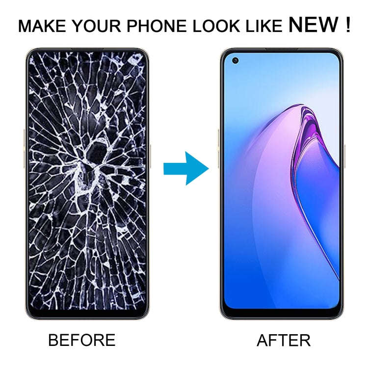 For OPPO Reno8 4G OLED LCD Screen with Digitizer Full Assembly