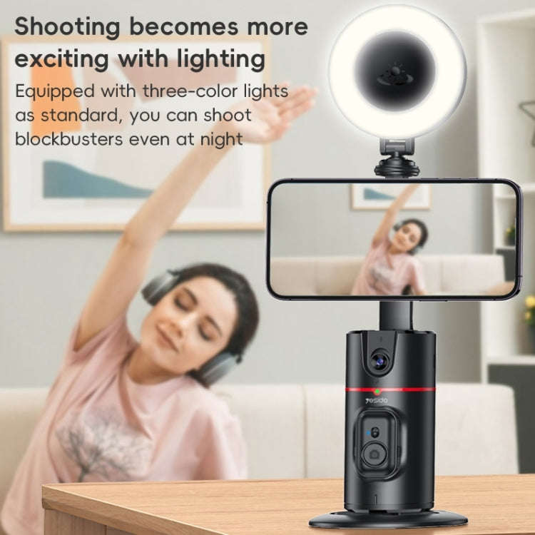 Yesido SF20 Magnetic 360 Degree Rotating Smart Al Auto Face Tracking PTZ Bracket(Black)