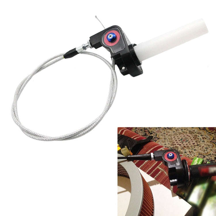 Off-road Motorcycle Modified 22mm Handle Throttle Clamp Hand Grip Big Torque Oil Visual Throttle ...