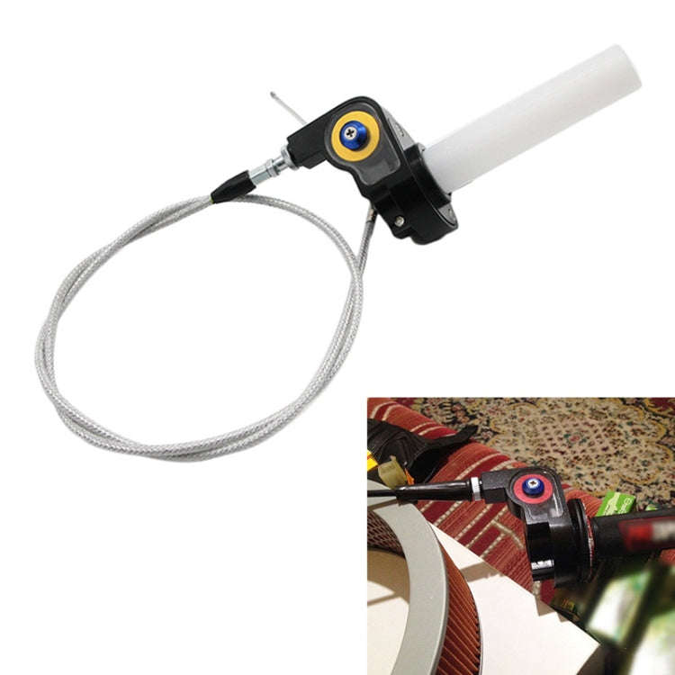 Off-road Motorcycle Modified 22mm Handle Throttle Clamp Hand Grip Big Torque Oil Visual Throttle ...
