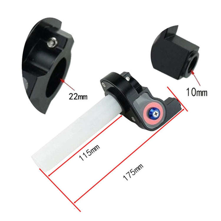 Off-road Motorcycle Modified 22mm Handle Throttle Clamp Hand Grip Big Torque Oil Visual Throttle ...