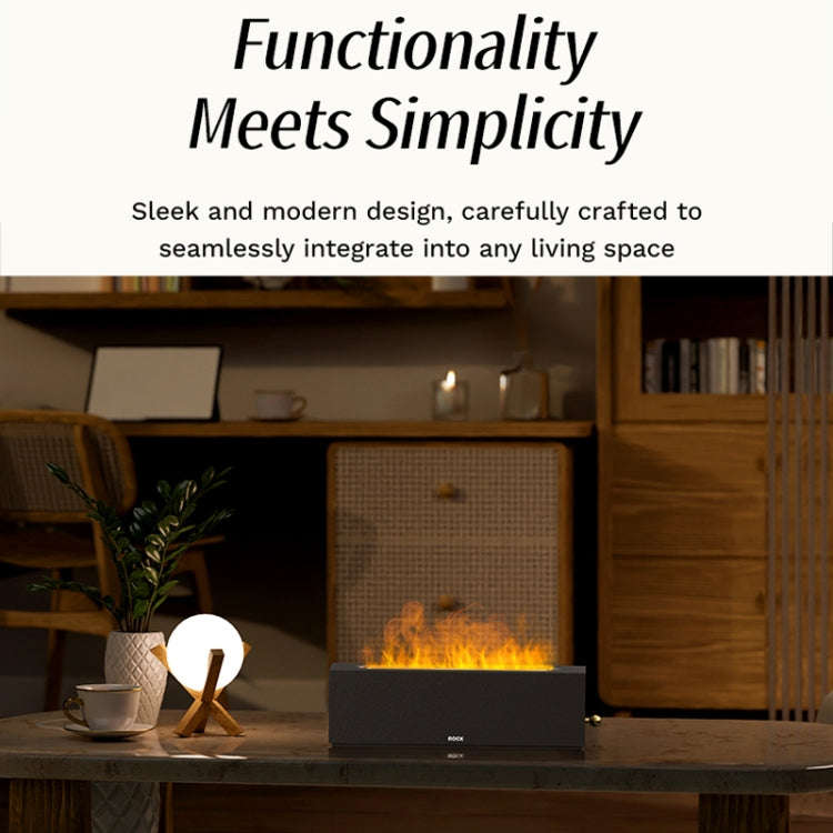 ROCK RAM0036 Large Mist Volume Flame Aromatherapy Humidifier