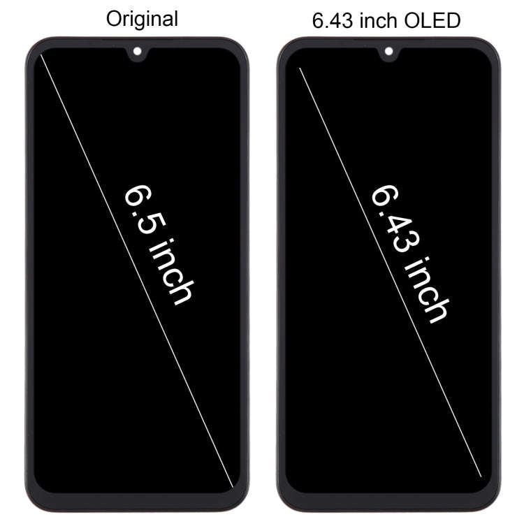 For Samsung Galaxy A15 5G SM-A156B 6.43inch OLED LCD Screen Digitizer Full Assembly with Frame