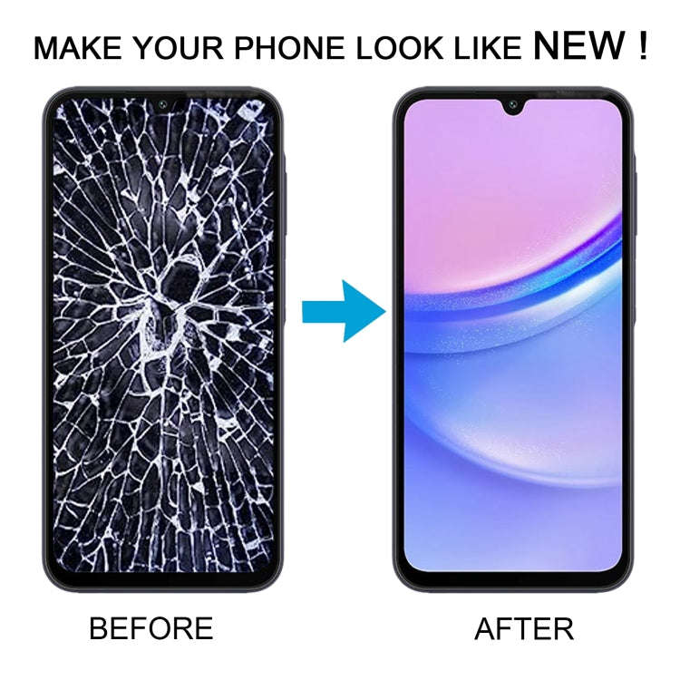 For Samsung Galaxy A15 4G SM-A155F 6.43inch OLED LCD Screen Digitizer Full Assembly with Frame