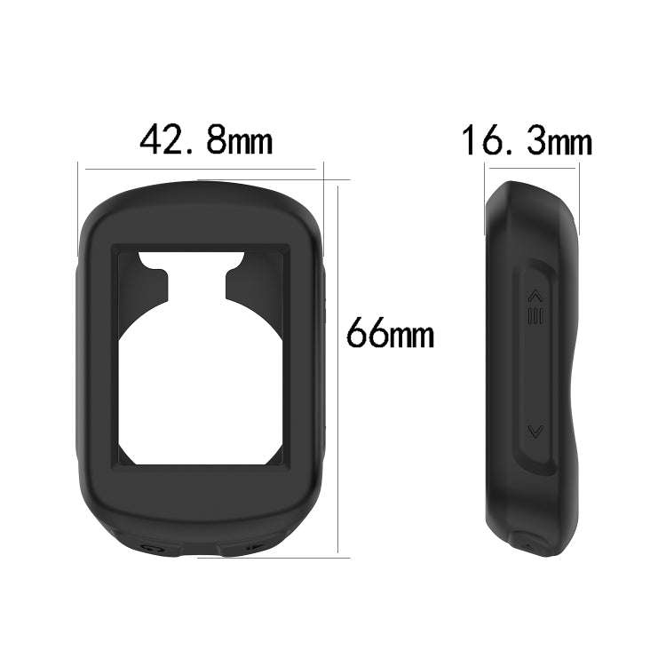 For Garmin Edge 130 Plus / Edge 130 Universal Silicone Protective Case(Lemon Green)