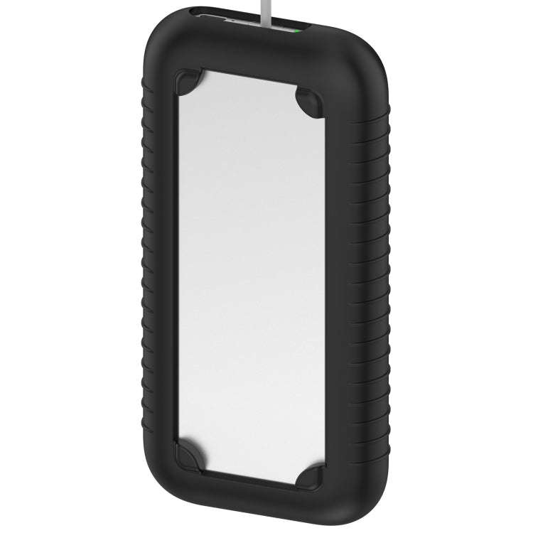 For Apple Vision Pro Accessories Power Bank Storage Silicone Protective Case(Black)