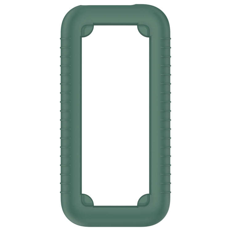 For Apple Vision Pro Accessories Power Bank Storage Silicone Protective Case(Dark Green)