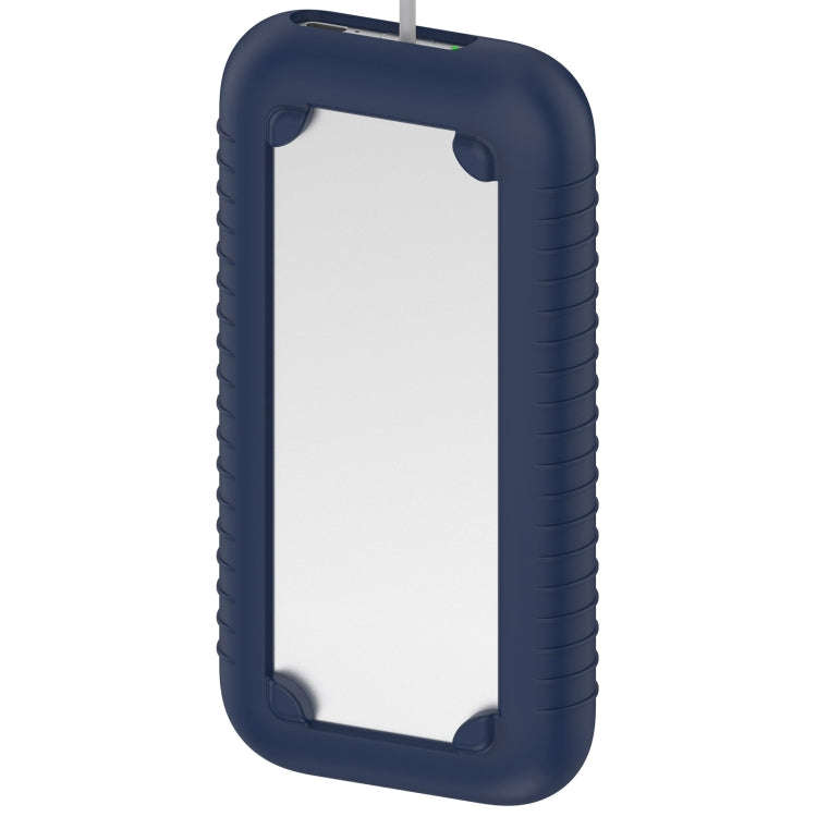 For Apple Vision Pro Accessories Power Bank Storage Silicone Protective Case(Blue)