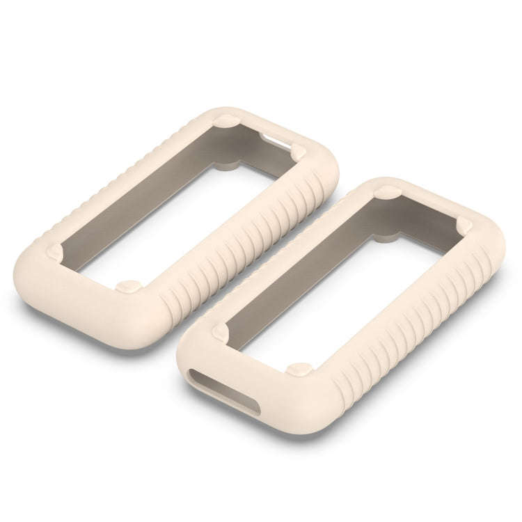 For Apple Vision Pro Accessories Power Bank Storage Silicone Protective Case(Starlight)