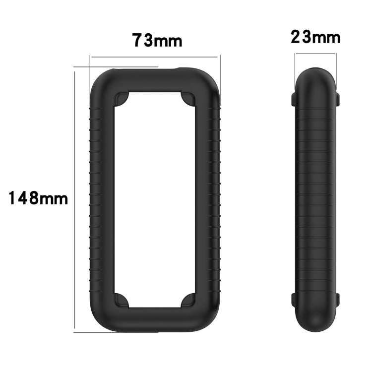 For Apple Vision Pro Accessories Power Bank Storage Silicone Protective Case(Blue)