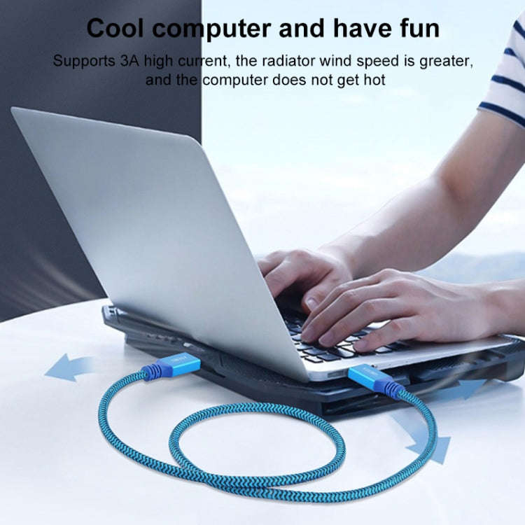 Printer / Hard Disk USB 3.0 Male to Male Connector Cable, Length:1m(Blue)