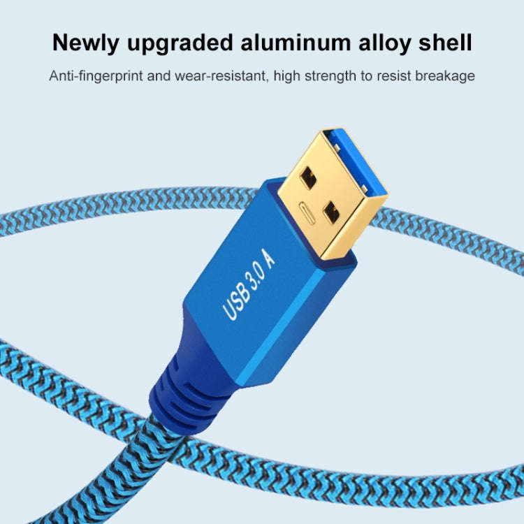 Printer / Hard Disk USB 3.0 Male to Female Extension Cable, Length:0.3m(Blue)