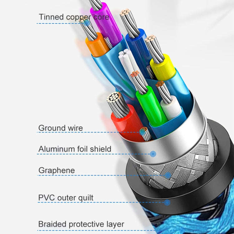 Printer / Hard Disk USB 3.0 Male to Female Extension Cable, Length:0.3m(Blue)
