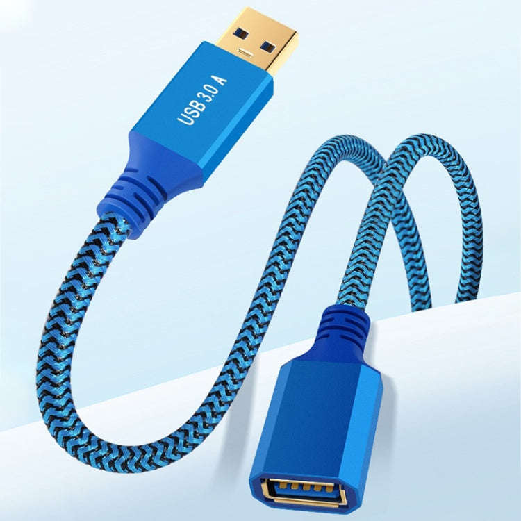 Printer / Hard Disk USB 3.0 Male to Female Extension Cable, Length:0.3m(Blue)