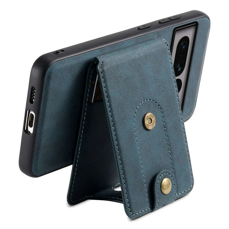 For Google Pixel 7 Pro 5G Denior D14 NK Retro Pattern MagSafe Magnetic Card Holder Leather Phone ...