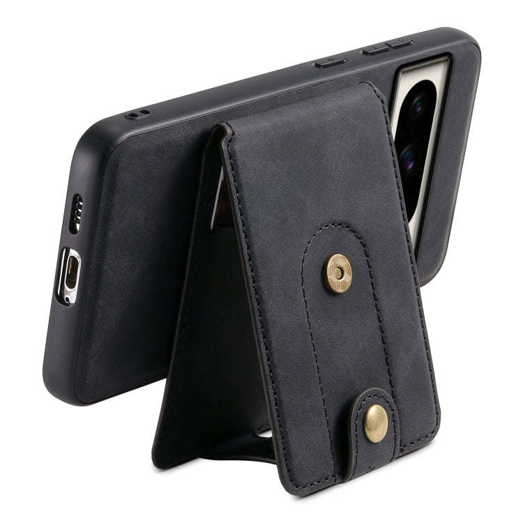 For Google Pixel 8 Pro Denior D14 NK Retro Pattern MagSafe Magnetic Card Holder Leather Phone Cas...