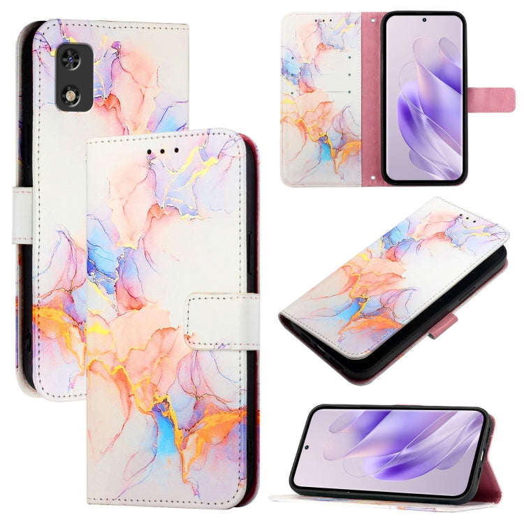 For itel A23 Pro / A17 / Tecno Pop 5c PT003 Marble Pattern Flip Leather Phone Case(Galaxy Marble ...