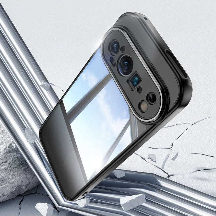 For Google Pixel 9 Acrylic Hybrid TPU Armor Shockproof Phone Case(Black)