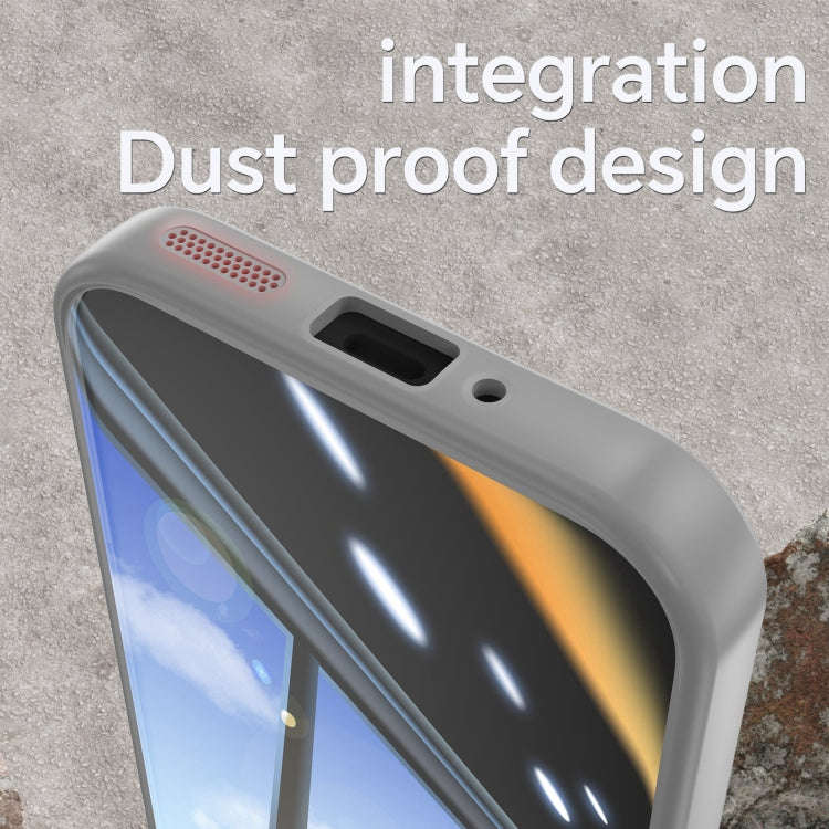 For Google Pixel 9 Pro XL Acrylic Hybrid TPU Armor Shockproof Phone Case(Grey)