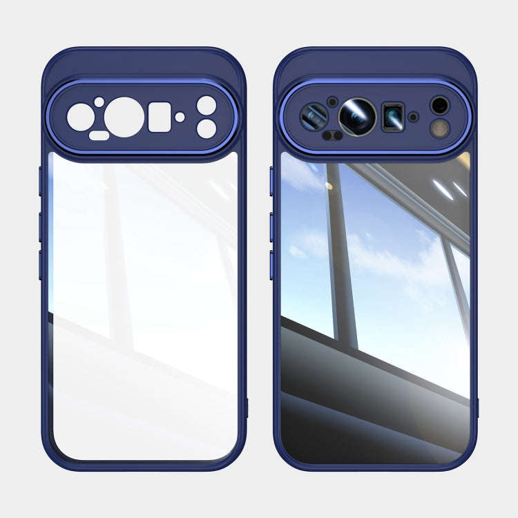 For Google Pixel 9 Pro XL Acrylic Hybrid TPU Armor Shockproof Phone Case(Blue)