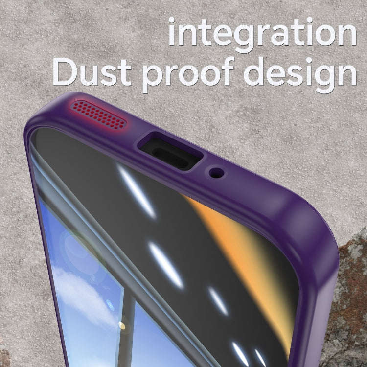 For Google Pixel 9 Pro XL Acrylic Hybrid TPU Armor Shockproof Phone Case(Purple)