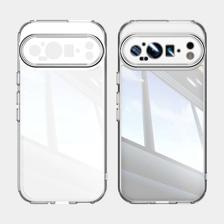 For Google Pixel 9 Pro XL Acrylic Hybrid TPU Armor Shockproof Phone Case(Transparent)