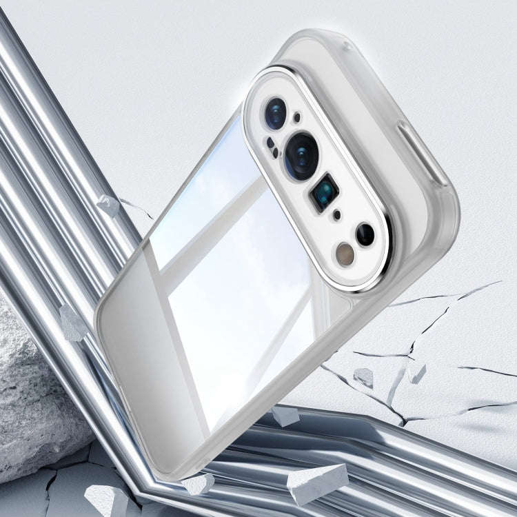 For Google Pixel 9 Pro XL Acrylic Hybrid TPU Armor Shockproof Phone Case(Transparent)