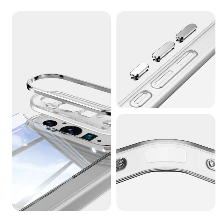 For Google Pixel 9 Pro XL Acrylic Hybrid TPU Armor Shockproof Phone Case(Transparent)
