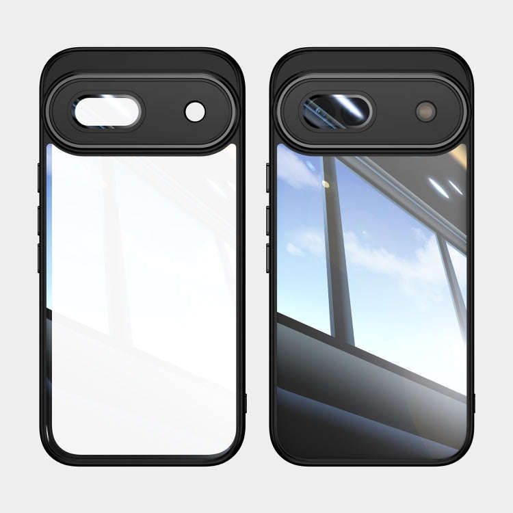 For Google Pixel 8a Acrylic Hybrid TPU Armor Shockproof Phone Case(Black)