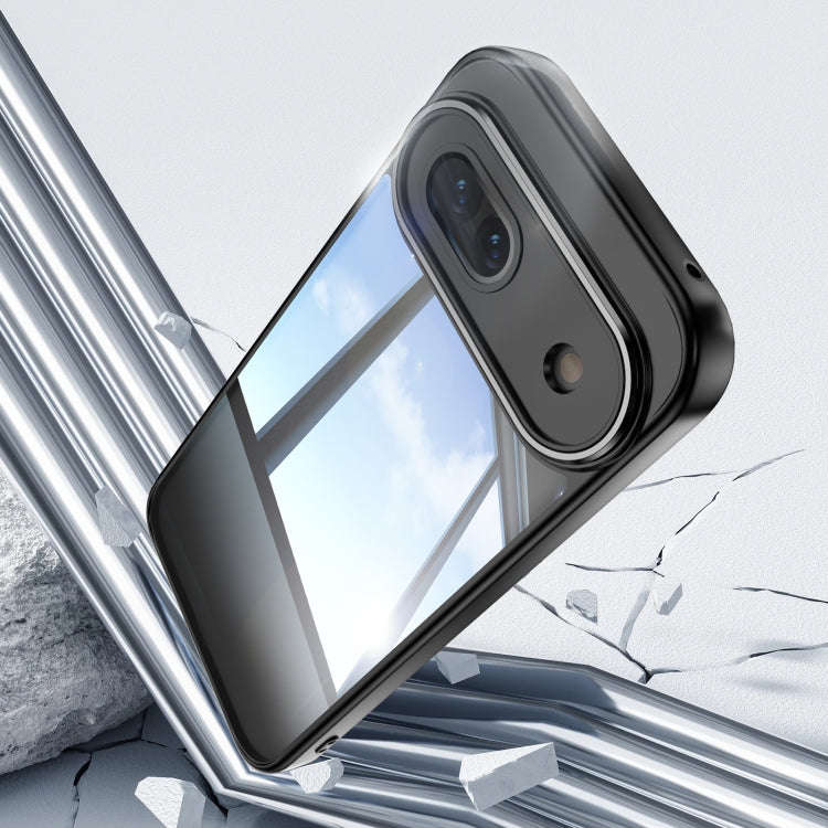 For Google Pixel 8a Acrylic Hybrid TPU Armor Shockproof Phone Case(Black)