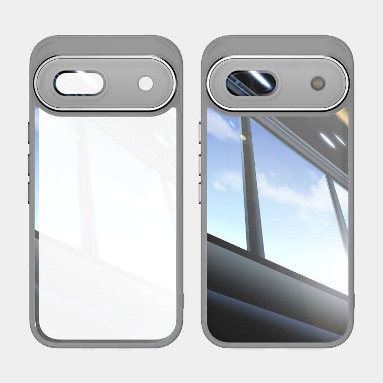 For Google Pixel 8a Acrylic Hybrid TPU Armor Shockproof Phone Case(Grey)