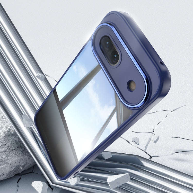For Google Pixel 8a Acrylic Hybrid TPU Armor Shockproof Phone Case(Blue)