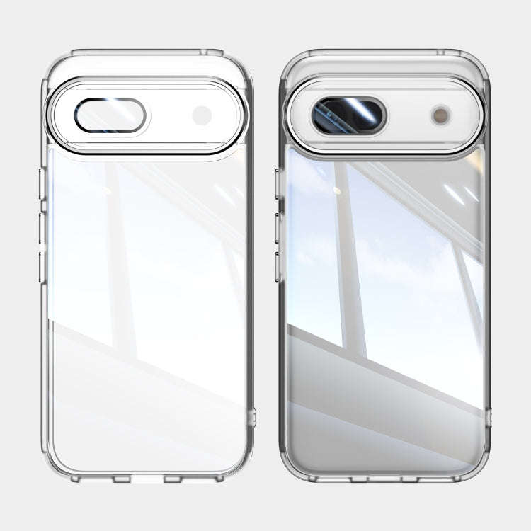 For Google Pixel 8a Acrylic Hybrid TPU Armor Shockproof Phone Case(Transparent)