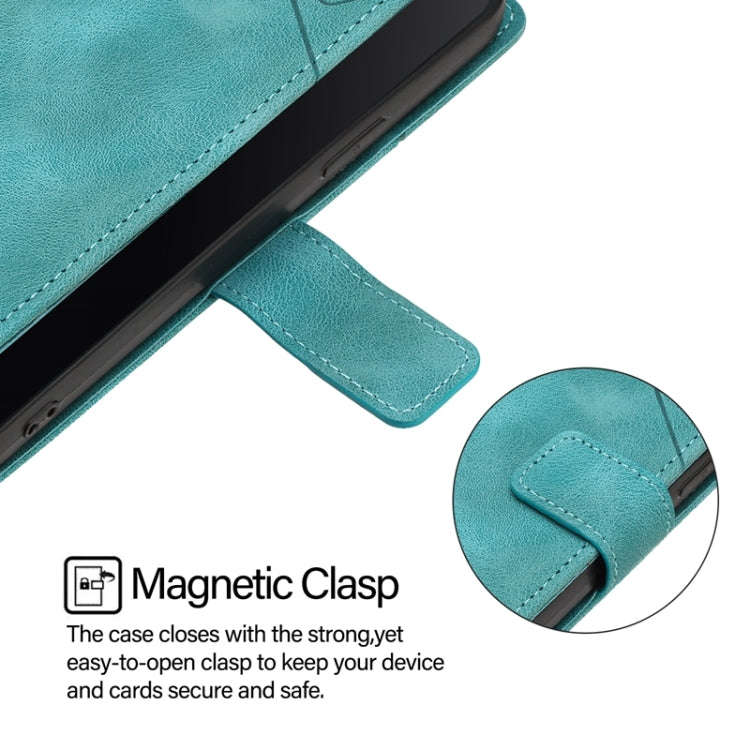 For Tecno Spark 9 Skin Feel Embossed Leather Phone Case(Green)