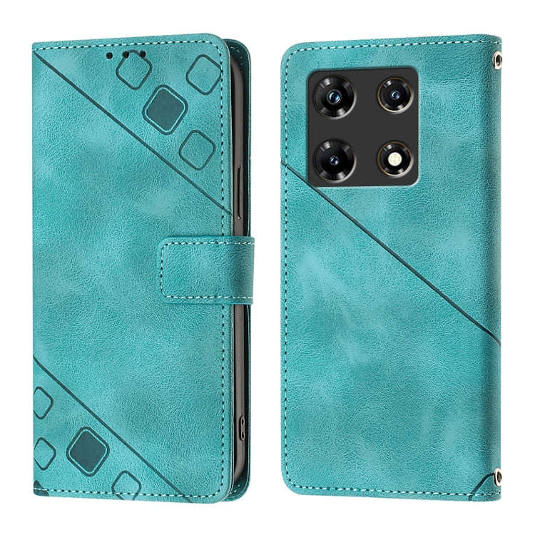 For Infinix Note 30 Pro / Note 30 5G Skin Feel Embossed Leather Phone Case(Green)