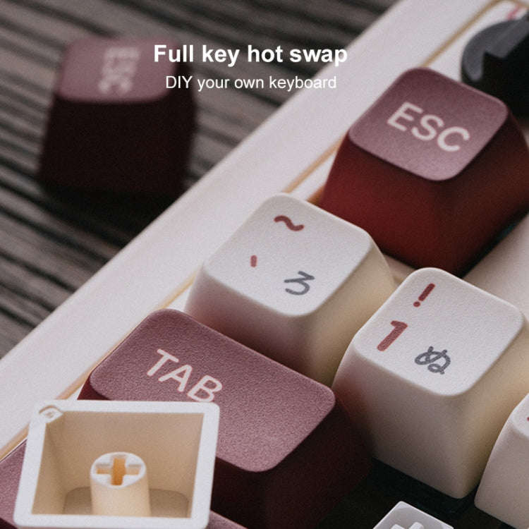 8Bitdo Retro Wireless Bluetooth Tri-Mode Mechanical Keyboard(Red)