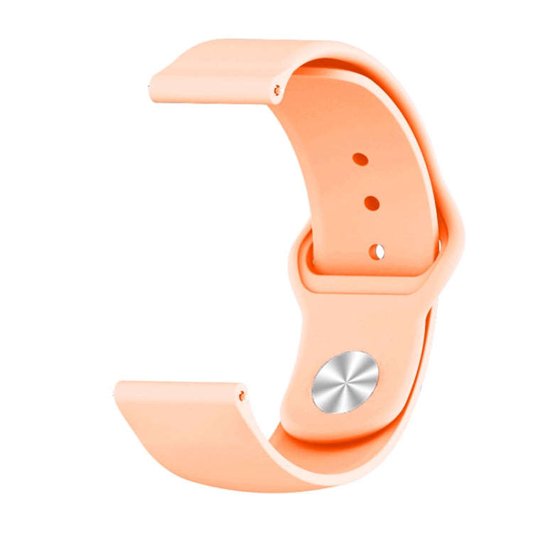 For Xiaomi Haylou Solar Silicone Reverse Buckle Replacement Wrist Strap(Light Pink)